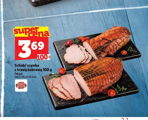 Schab z trawą żubrową Pekpol promocja w TOPAZ