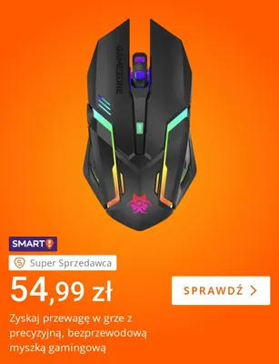 Bezprzewodowa myszka gamingowa Gamezone promocja w Allegro