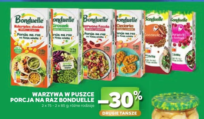 Warzywa w puszce Porcja na raz ciecierzyca Bonduelle 2-pak promocja w Stokrotka
