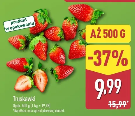 Truskawki promocja w Aldi