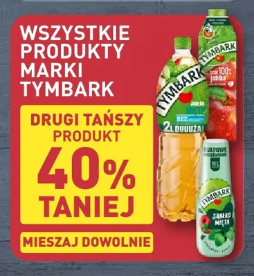 Produkty marki Tymbark promocja w Aldi