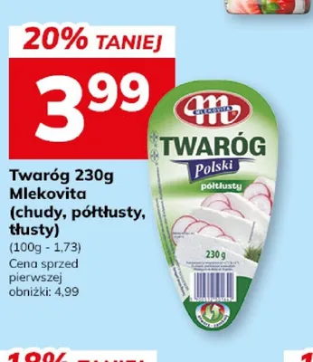 Twaróg chudy Mlekovita promocja w Hitpol