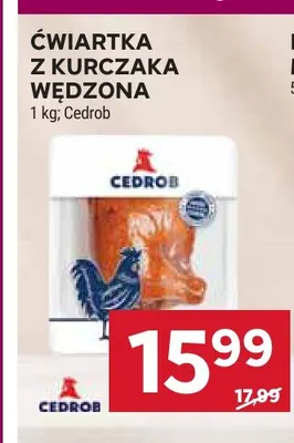 Ćwiartka z kurczaka wędzona Cedrob promocja w Stokrotka
