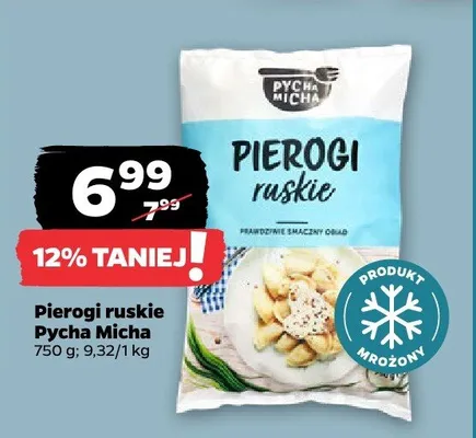 Pierogi ruskie Pycha Micha promocja w Netto