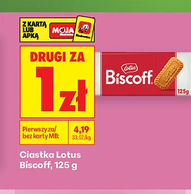 Ciastka Lotus Biscoff promocja w Biedronka