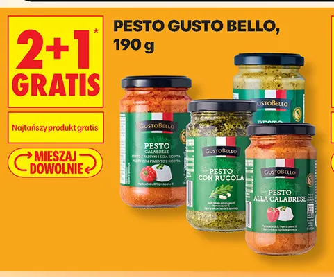 Pesto Calabrese Gusto Bello promocja w Biedronka