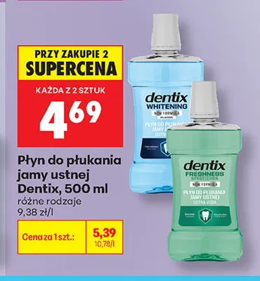 Płyn do płukania jamy ustnej Dentix promocja w Biedronka