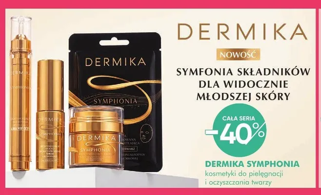 Kosmetyki do pielęgnacji i oczyszczania twarzy Dermika Symphonia promocja w Super-Pharm