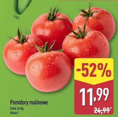 Pomidory malinowe Aldi promocja w Aldi