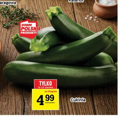 Cukinia promocja w Gram Market