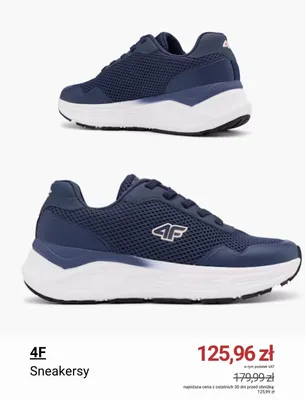 Sneakersy 4F promocja w Deichmann