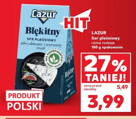 Ser pleśniowy Lazur promocja w Kaufland