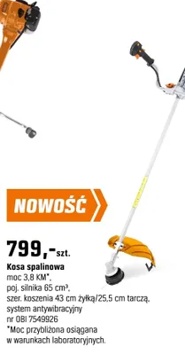 Kosa spalinowa promocja w OBI