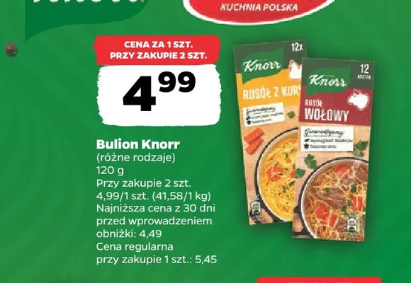 Bulion Knorr promocja w Netto