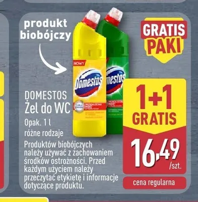 Żel do WC Domestos Pine promocja w Aldi