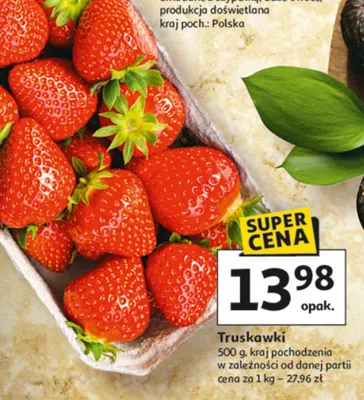 Truskawki promocja w Auchan