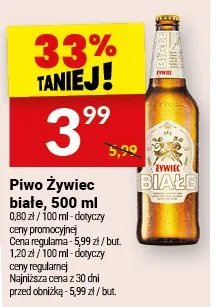 Piwo Żywiec białe promocja w Twój Market