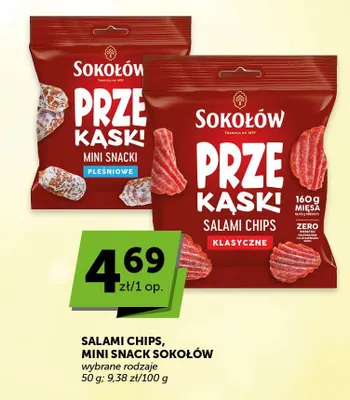 Salami chips klasyczne Sokołów promocja w ABC