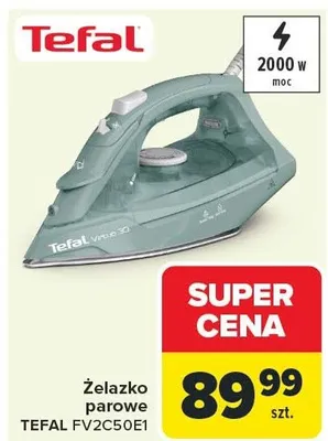 Żelazko parowe Tefal FV2C50E1 promocja w Carrefour