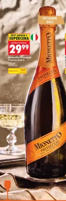 Wino musujące Mionetto Prosecco Treviso D.O.C. promocja w Biedronka