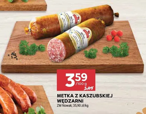 Metka z kaszubskiej wędzarni promocja w Stokrotka