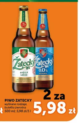 Piwo Žatecký Světlý Ležák promocja w ABC