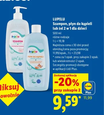 Szampon dla dzieci Lupilu promocja w Lidl