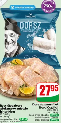 Dorsz czarny filet Nord Capital Family Fish promocja w Dino