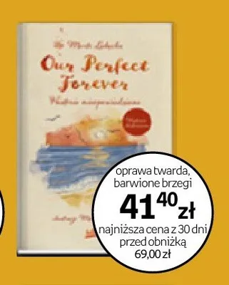 Książka Our Perfect Forever oprawa twarda barwione brzegi promocja w Empik