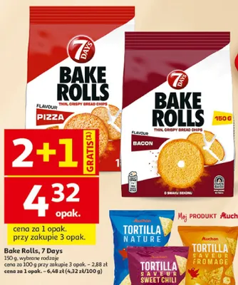 Bake Rolls 7 Days promocja w Auchan