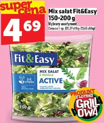 Mix sałat Fit&Easy Active promocja w TOPAZ