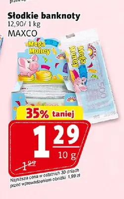 Słodkie banknoty Mega Money Maxco promocja w Prim Market