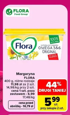 Margaryna Flora promocja w Carrefour