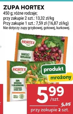 Zupa Hortex promocja w Stokrotka