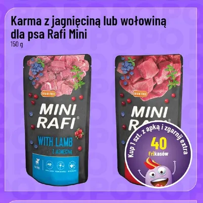 Karma z wołowiną dla psa Rafi Mini promocja w POLOmarket