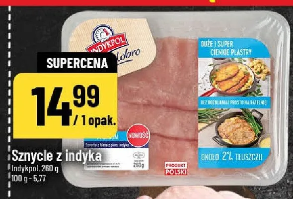 Sznycle z indyka promocja w POLOmarket