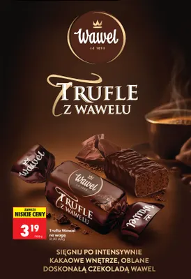 Trufle Wawel na wagę promocja w Biedronka