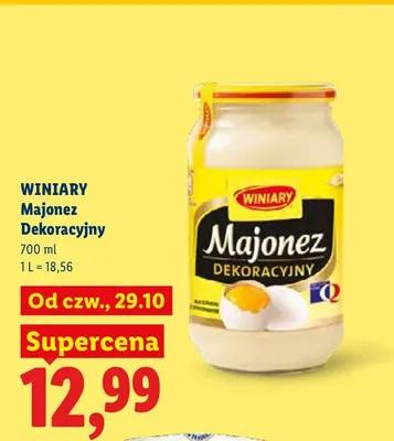 Majonez Dekoracyjny Winiary promocja w Lidl