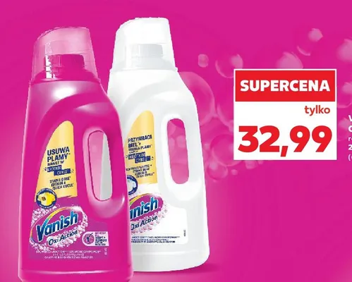 Odplamacz do tkanin różne rodzaje Oxy Action promocja w Kaufland