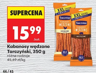 Kabanosy wędzone promocja w Biedronka