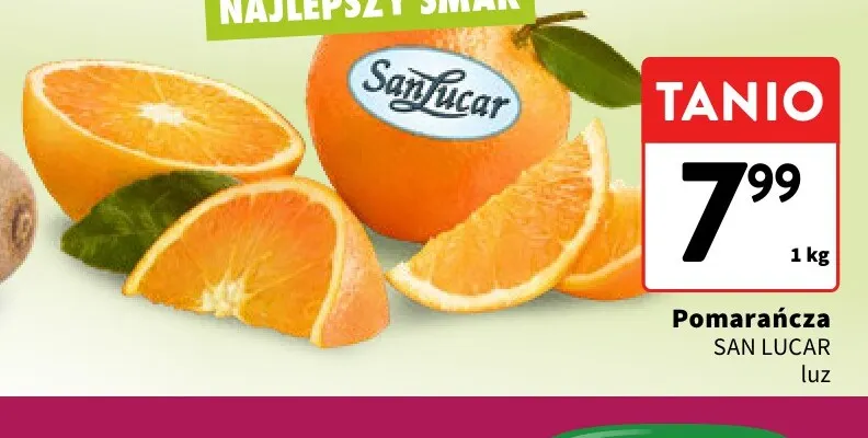Pomarańcze SanLucar promocja w Intermarche