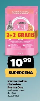 Karma mokra dla kotów Purina One promocja w Netto