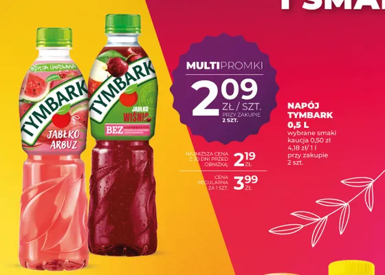 Napój Tymbark promocja w Duży Ben
