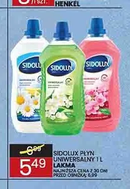 Płyn uniwersalny Sidolux Mydło Marsylskie promocja w Wafelek