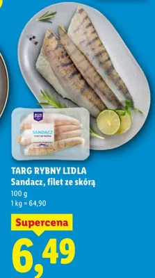 Sandacz, filet ze skórą promocja w Lidl