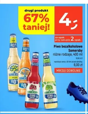 Piwo bezalkoholowe Somersby Zero Sugar Cherry promocja w Dealz