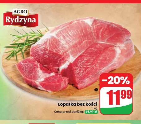 Łopatka bez kości Agro Rydzyna promocja w Dino