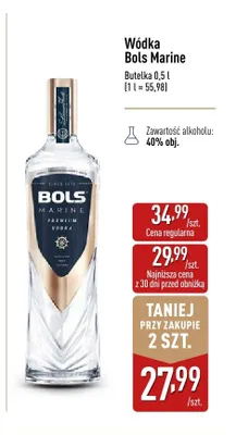 Wódka Bols Marine promocja w Aldi