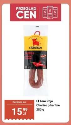 Chorizo pikantne El Toro Rojo promocja w Biedronka