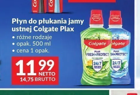 Płyn do płukania jamy ustnej Colgate Plax promocja w Makro